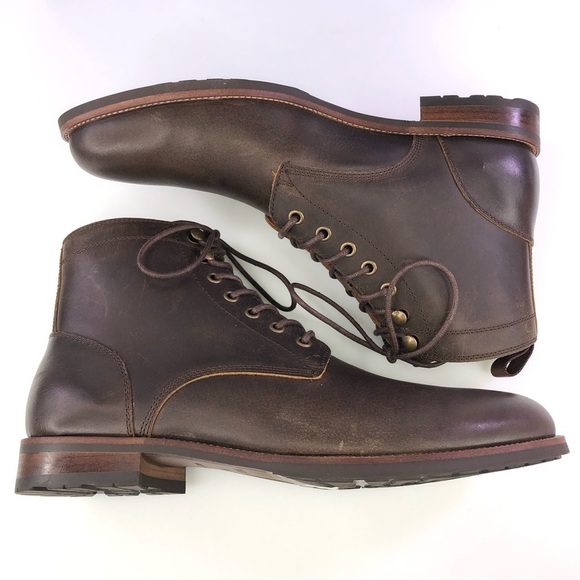 Vince Camuto Men\'s Lannie Leather Jack Boot Mocha 11M New main image 8